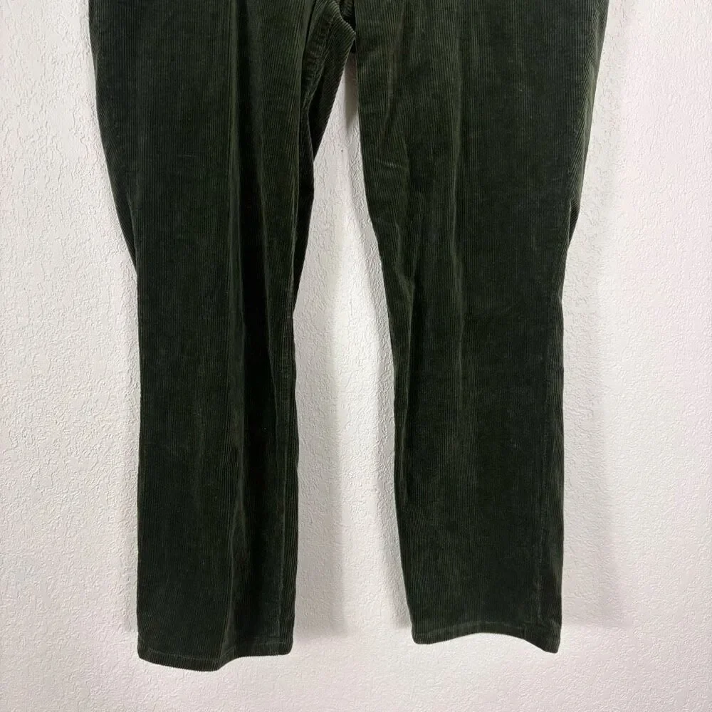 Kut‎ From The Kloth Green Corduroy Bootcut Jeans Size 12